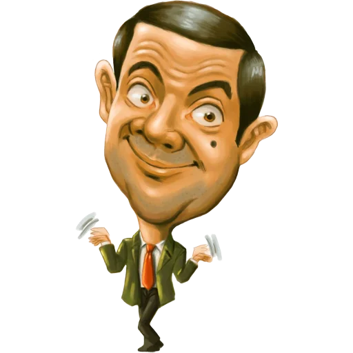 🙂 Стикер «Mr. Bean Caricatures» для Telegram