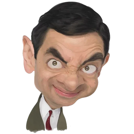 👀 Стикер «Mr. Bean Caricatures» для Telegram