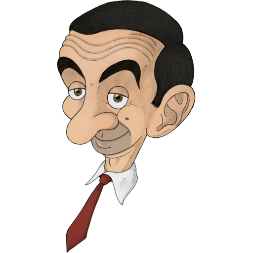 🙂 Стикер «Mr. Bean Caricatures» для Telegram