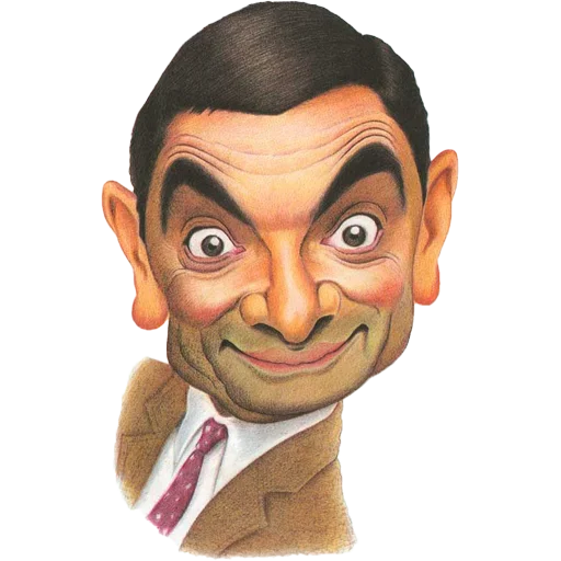 😊 Стикер «Mr. Bean Caricatures» для Telegram