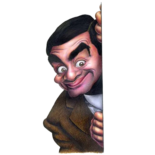 👀 Стикер «Mr. Bean Caricatures» для Telegram