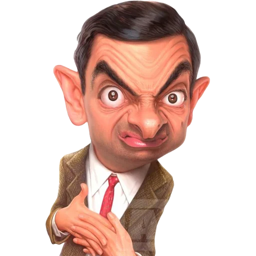 🥴 Стикер «Mr. Bean Caricatures» для Telegram