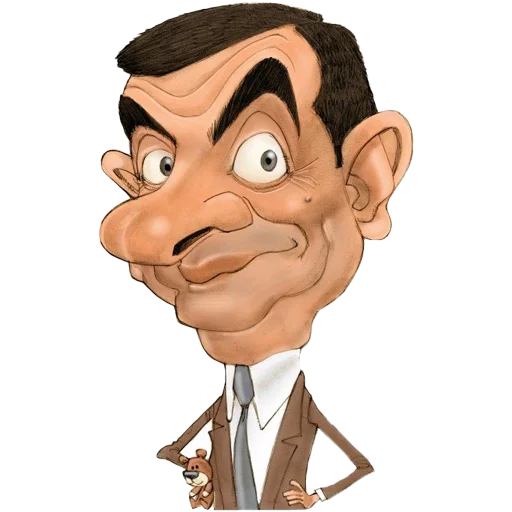 🙂 Стикер «Mr. Bean Caricatures» для Telegram