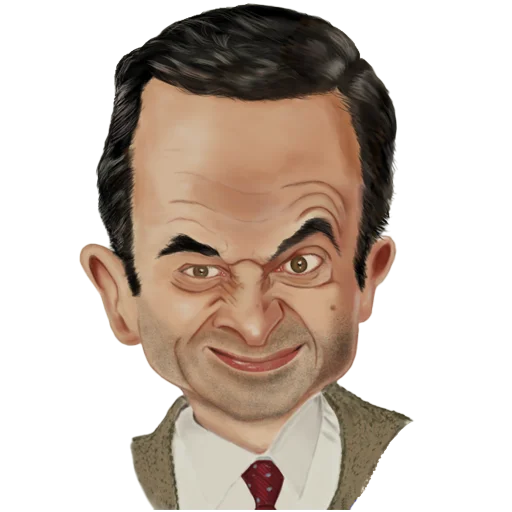🙂 Стикер «Mr. Bean Caricatures» для Telegram