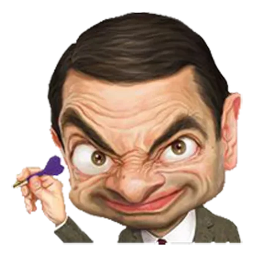 🎯 Стикер «Mr. Bean Caricatures» для Telegram