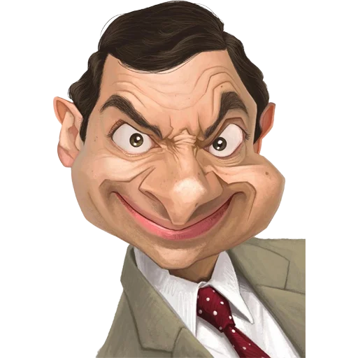 👀 Стикер «Mr. Bean Caricatures» для Telegram