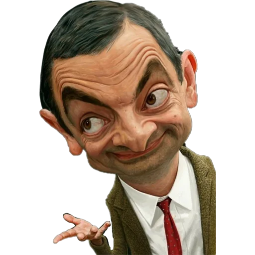 🤷 Стикер «Mr. Bean Caricatures» для Telegram