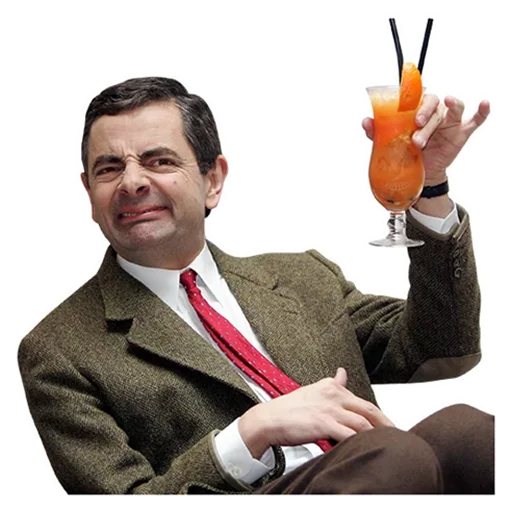 😇 Стикер «Mister Bean» для Telegram