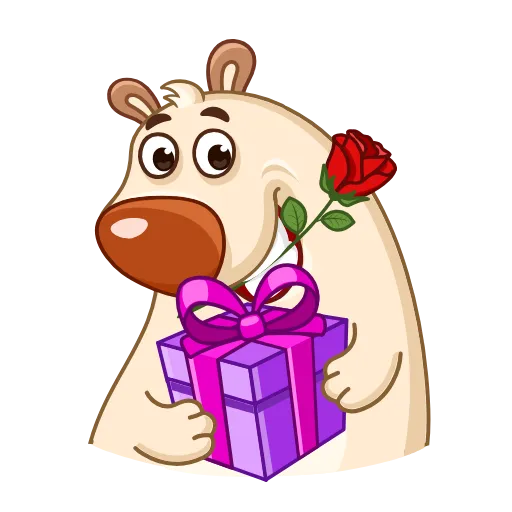 🎁 Стикер «Chestnut the Bear» для Telegram