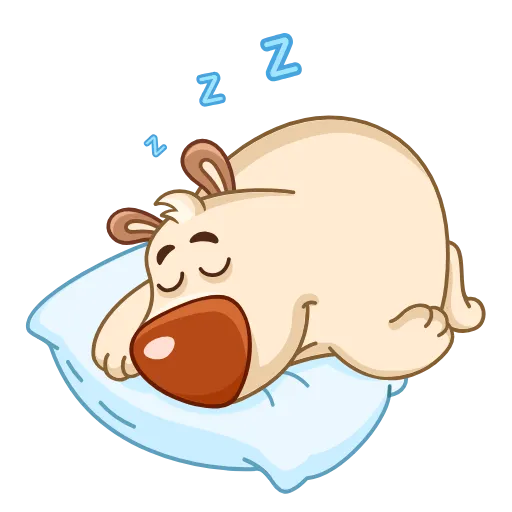 😴 Стикер «Chestnut the Bear» для Telegram