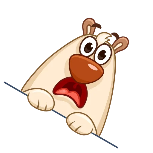 😨 Стикер «Chestnut the Bear» для Telegram