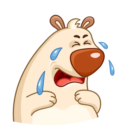 😭 Стикер «Chestnut the Bear» для Telegram