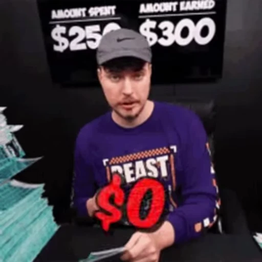 😔 Стикер «Mr Beast» для Telegram
