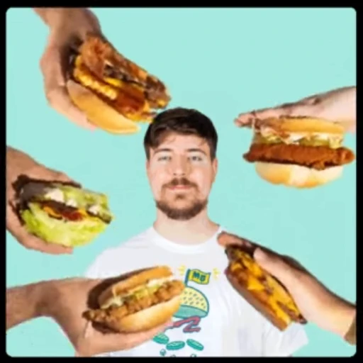 🍔 Стикер «Mr Beast» для Telegram