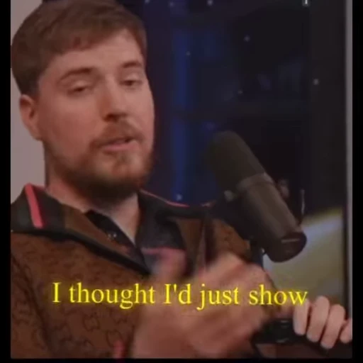👿 Стикер «Mr Beast» для Telegram