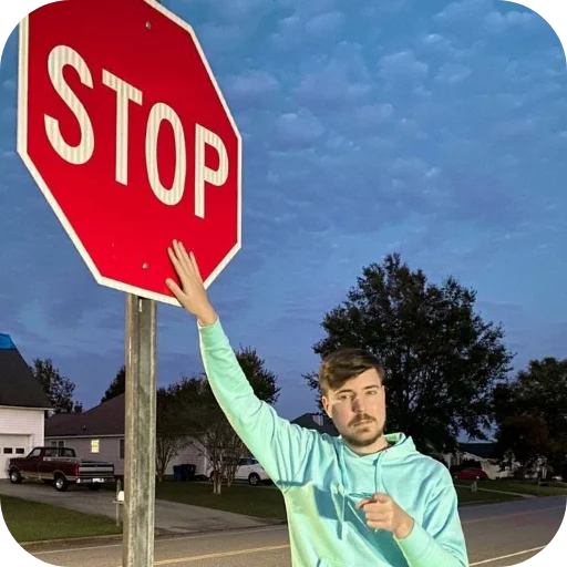 🛑 Стикер «Mr Beast» для Telegram