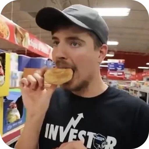 🍟 Стикер «Mr Beast» для Telegram
