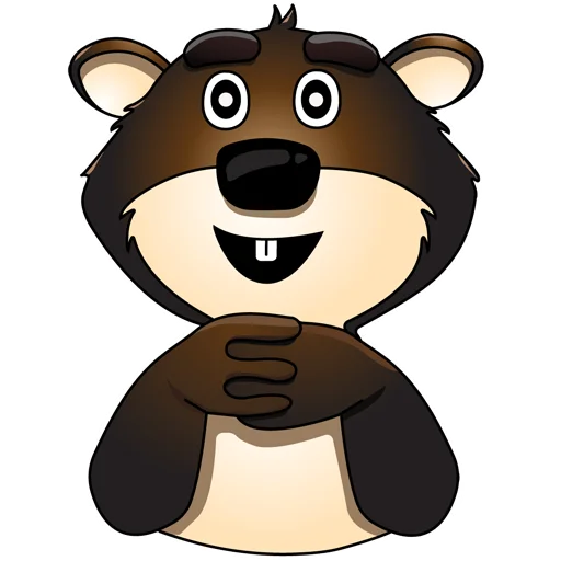 😮 Стикер «Mr.Beaver» для Telegram
