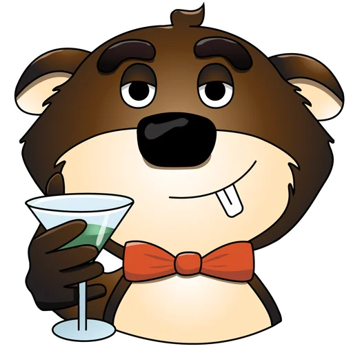 🥳 Стикер «Mr.Beaver» для Telegram