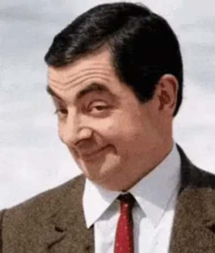 🤨 Стикер «Mr Bin Emoji» для Telegram