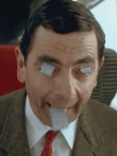 😝 Стикер «Mr Bin Emoji» для Telegram
