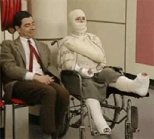 🤕 Стикер «Mr Bin Emoji» для Telegram