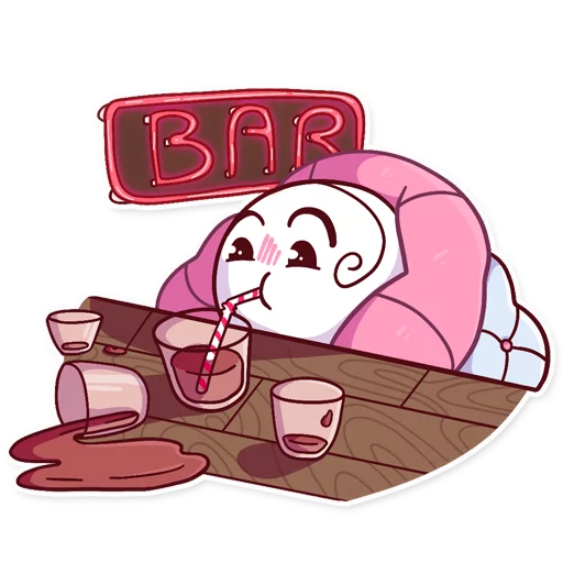 🍸 Стикер «Mr. Blanket» для Telegram