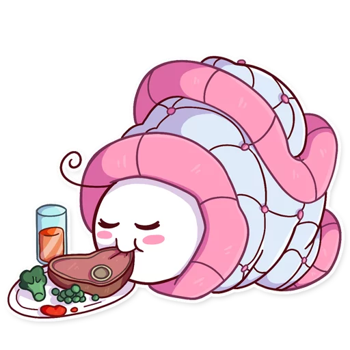 🍽 Стикер «Mr. Blanket» для Telegram