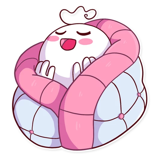 😌 Стикер «Mr. Blanket» для Telegram