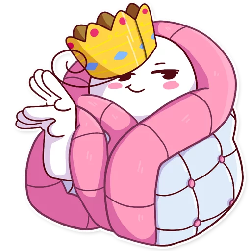 👑 Стикер «Mr. Blanket» для Telegram