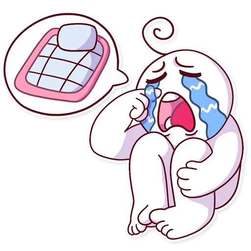 😭 Стикер «Mr. Blanket» для Telegram