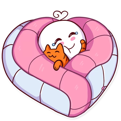 ❤ Стикер «Mr. Blanket» для Telegram