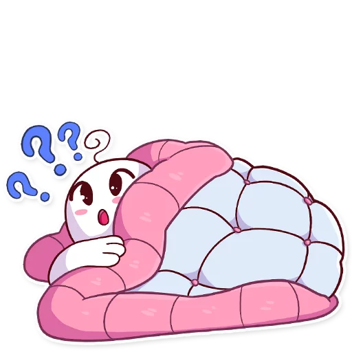 😮 Стикер «Mr. Blanket» для Telegram