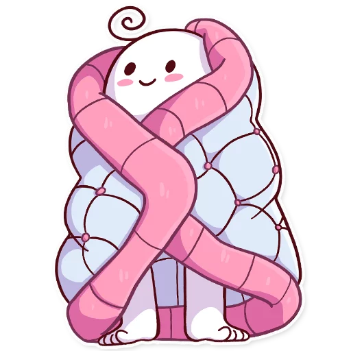 🙂 Стикер «Mr. Blanket» для Telegram