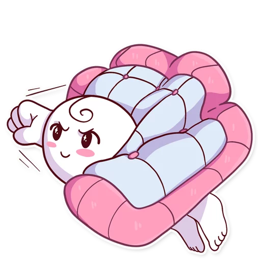 💪 Стикер «Mr. Blanket» для Telegram