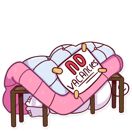 🚷 Стикер «Mr. Blanket» для Telegram