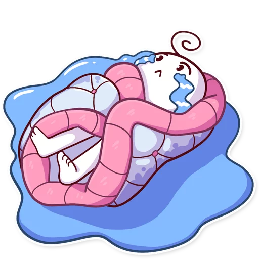 💧 Стикер «Mr. Blanket» для Telegram