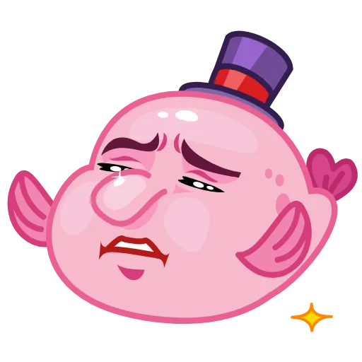 Стикер 11 🤨 Mr. Blob emoji