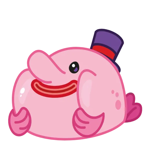 Стикер 9 🤨 Mr. Blob emoji