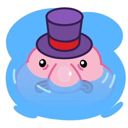 Стикер 33 🤨 Mr. Blob emoji