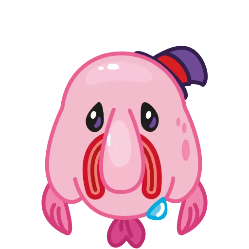 Стикер 14 🤨 Mr. Blob emoji