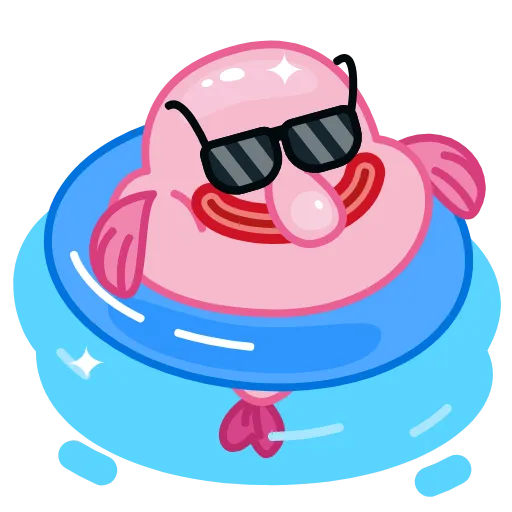 Стикер 16 🤨 Mr. Blob emoji
