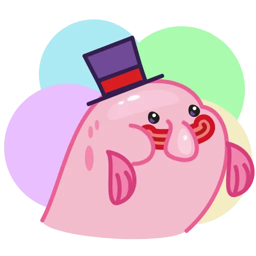 Стикер 24 🤨 Mr. Blob emoji