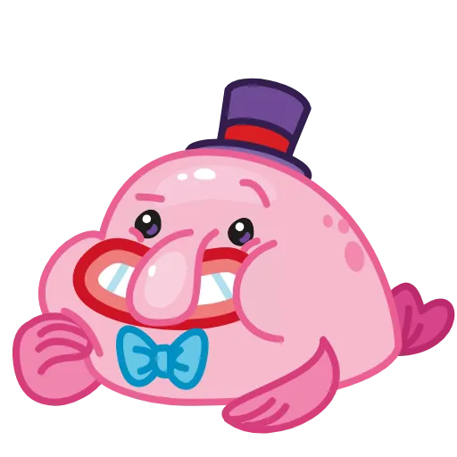 Стикер 38 🤨 Mr. Blob emoji