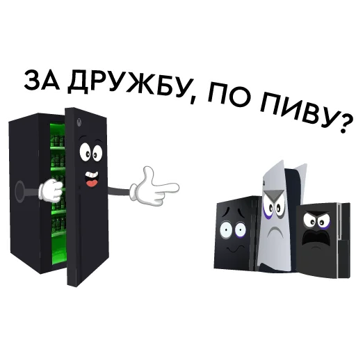 🍺 Стикер «MR.BOX & Co» для Telegram