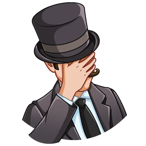 🤦‍♂️ Стикер «Mr.Brainy» для Telegram