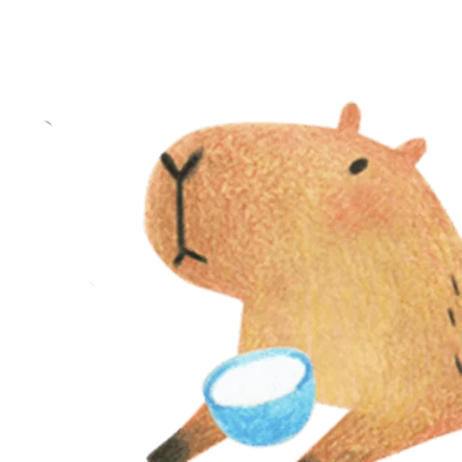 🥛 Стикер «Mr. Capybara» для Telegram