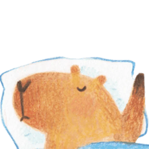 🛏 Стикер «Mr. Capybara» для Telegram