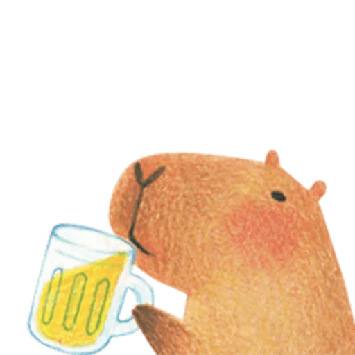 🍺 Стикер «Mr. Capybara» для Telegram