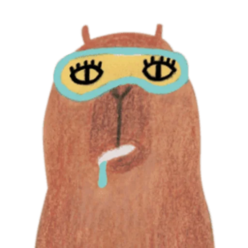 😪 Стикер «Mr. Capybara» для Telegram